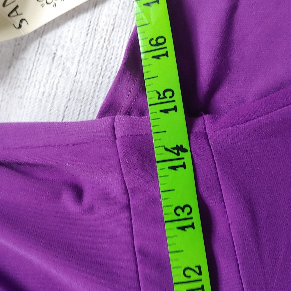 NWT Signature by Sangria Purple Maxi Dress - Picture 7 of 12